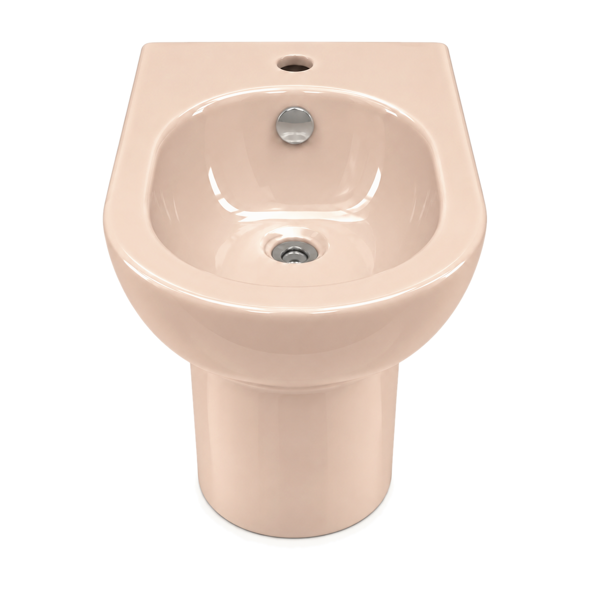 Bidé Serie 100 en color Bahama Beige, vista frontal