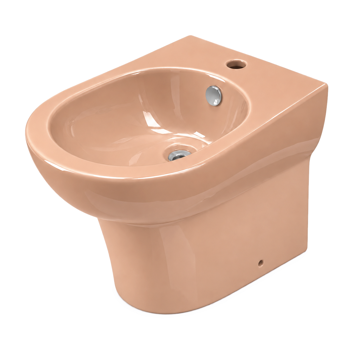 Bidé Serie 100 en color Bolero, vista de tres cuartos