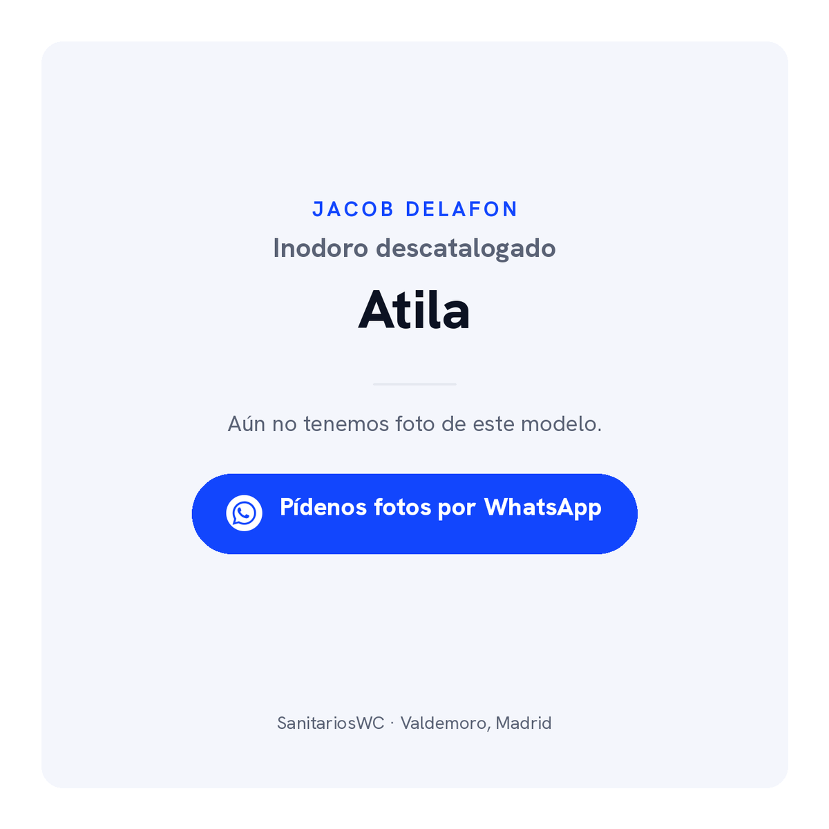 Inodoro Jacob Delafon Atila