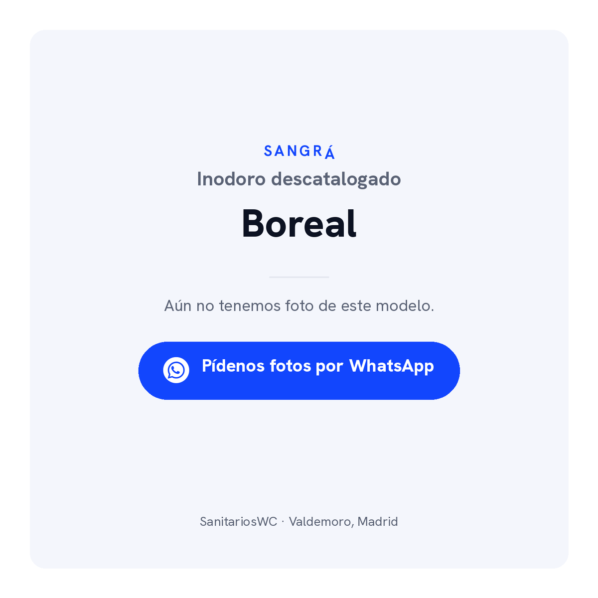 Inodoro Sangrá Boreal