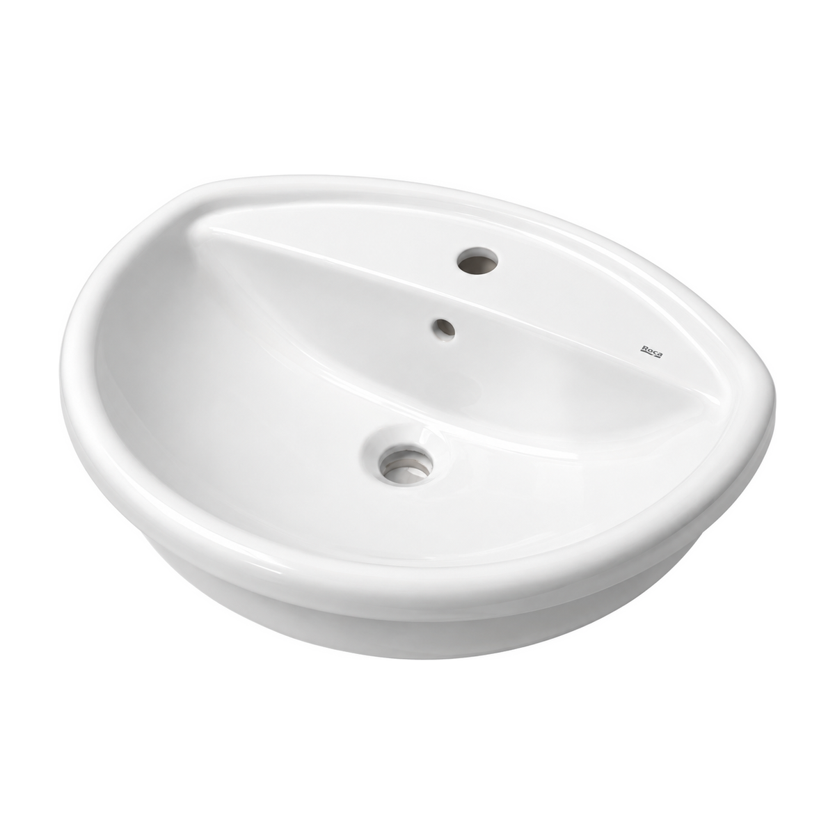 Lavabo encastrado Roca Meridian blanco