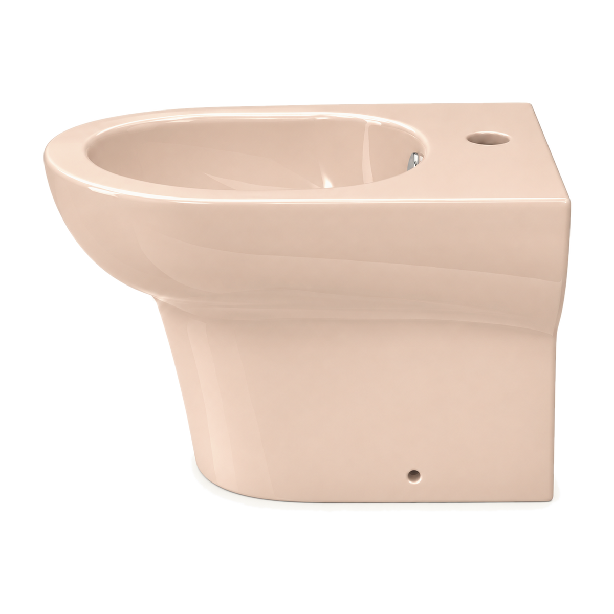 Bidé Serie 100 en color Bahama Beige, vista lateral