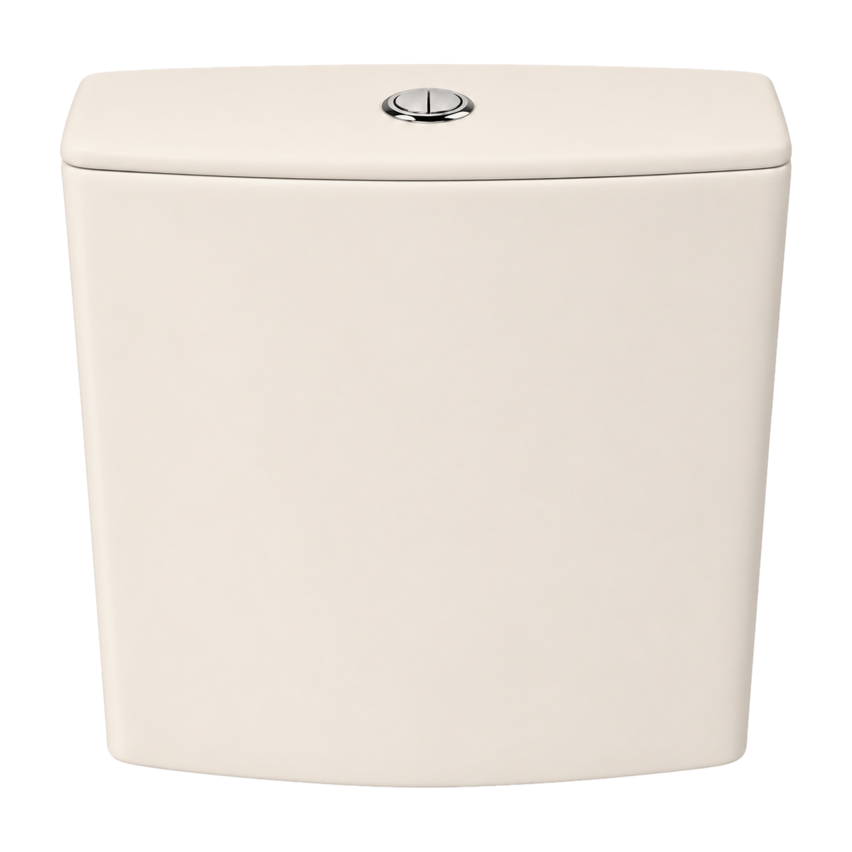 Cisterna Serie 100 en color Marfil Mate, vista frontal