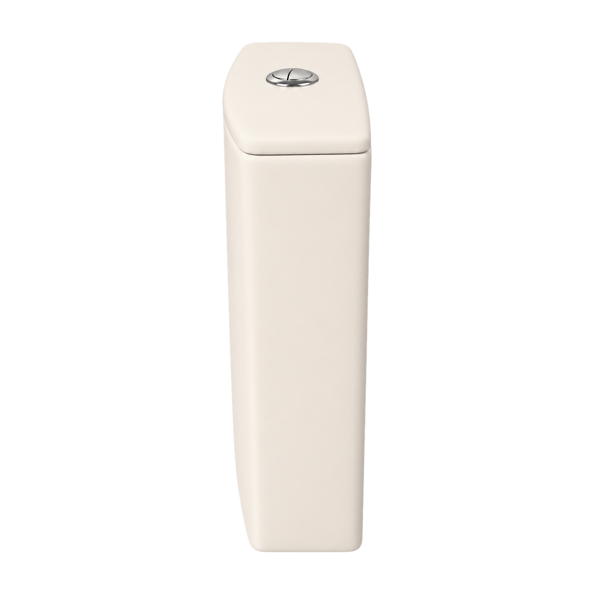 Cisterna Serie 100 en color Marfil Mate, vista lateral