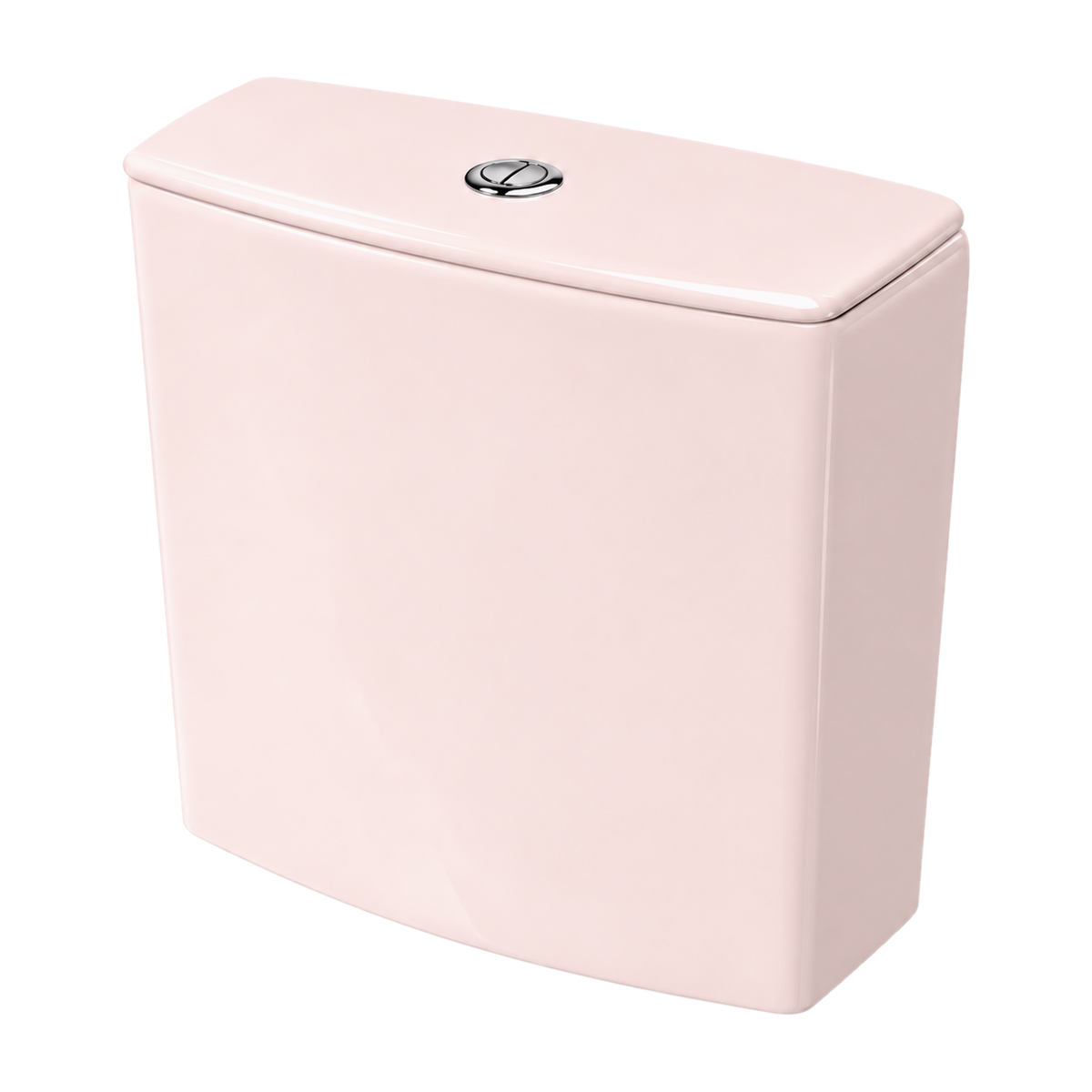 Cisterna Serie 100 en color Rosa Perola, vista de tres cuartos
