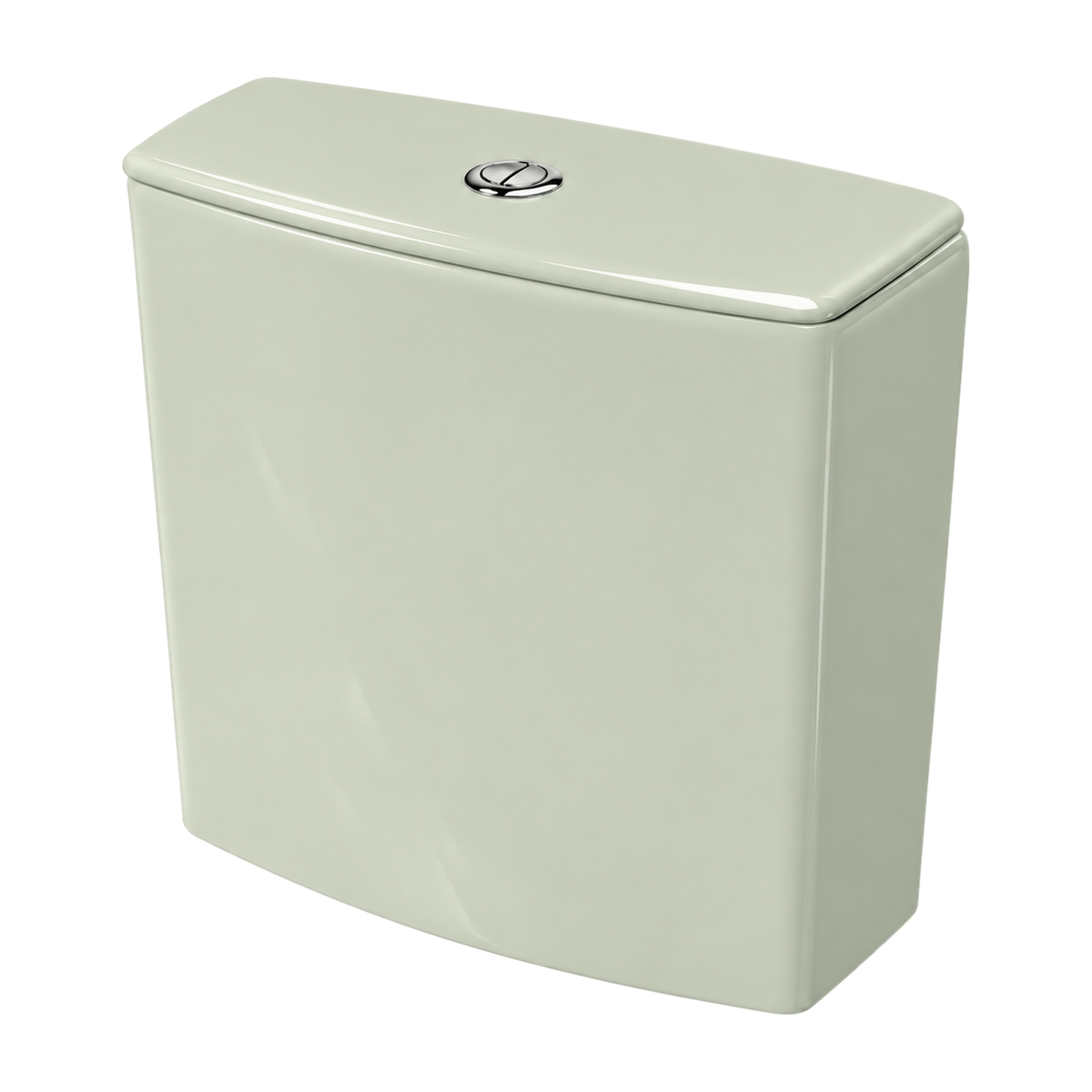Cisterna Serie 100 en color Verde Salsa, vista de tres cuartos