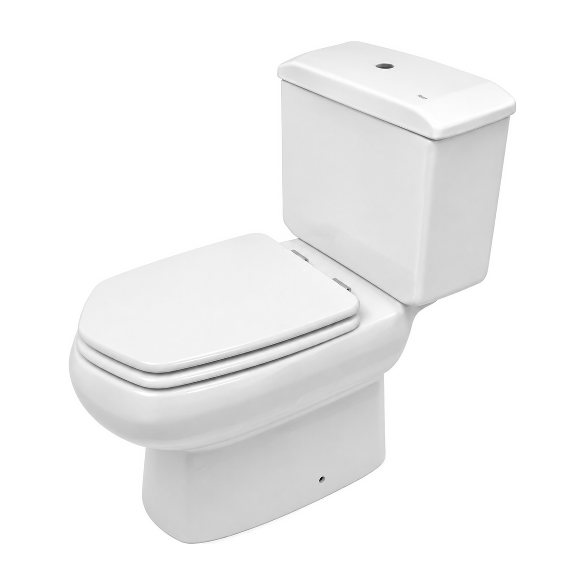 Inodoro Roca Aquaria completo (taza, cisterna y tapa) en blanco