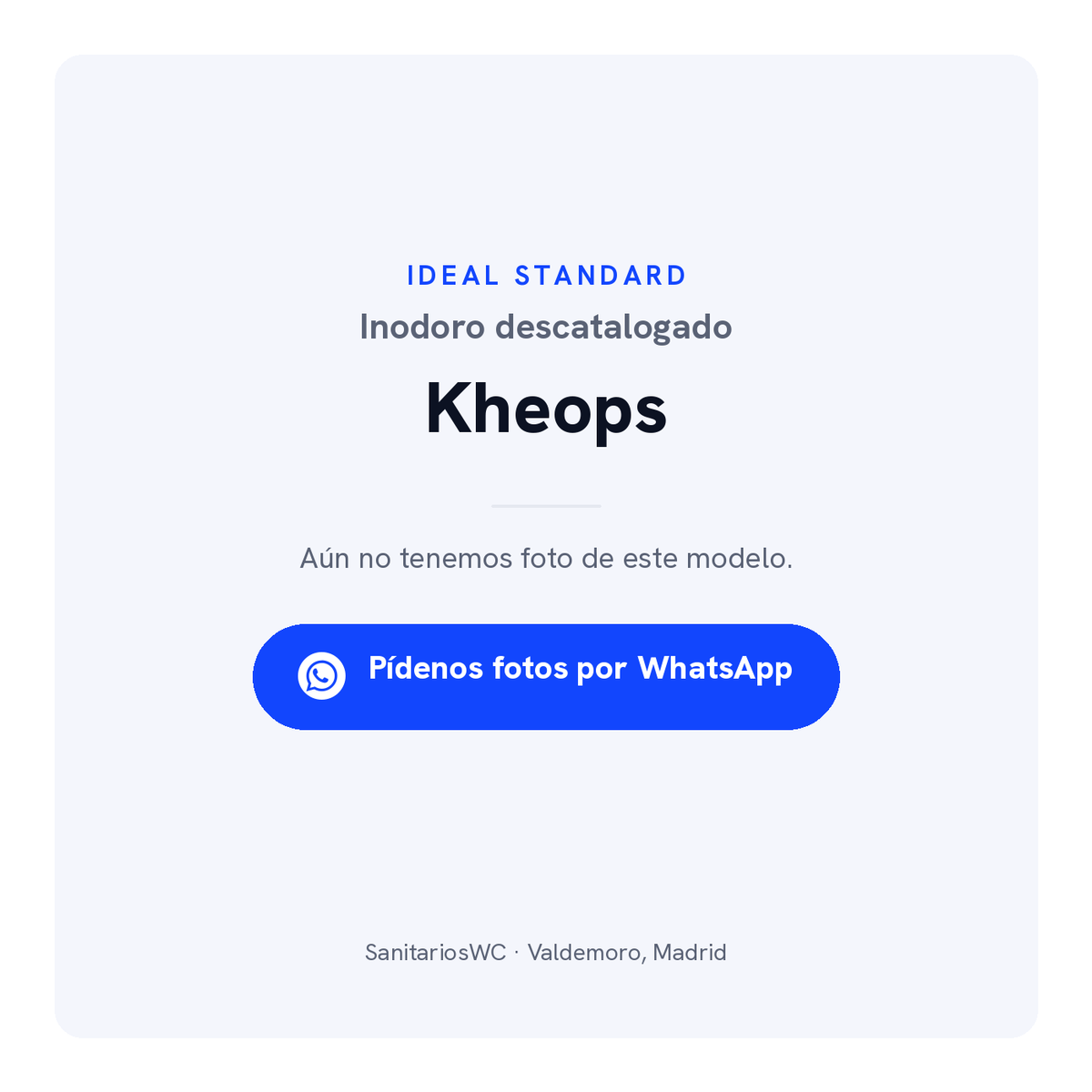 Inodoro Ideal Standard Kheops