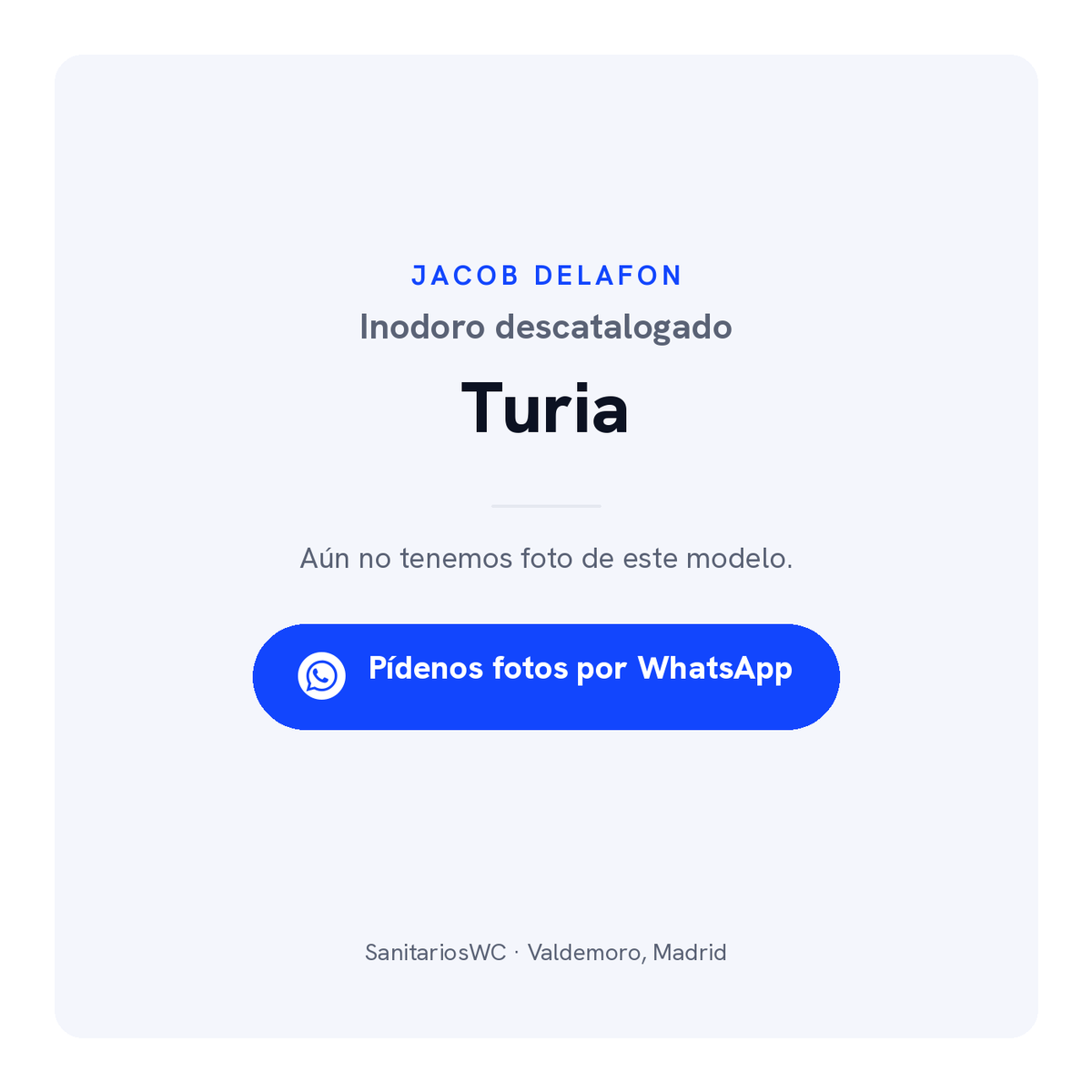 Inodoro Jacob Delafon Turia