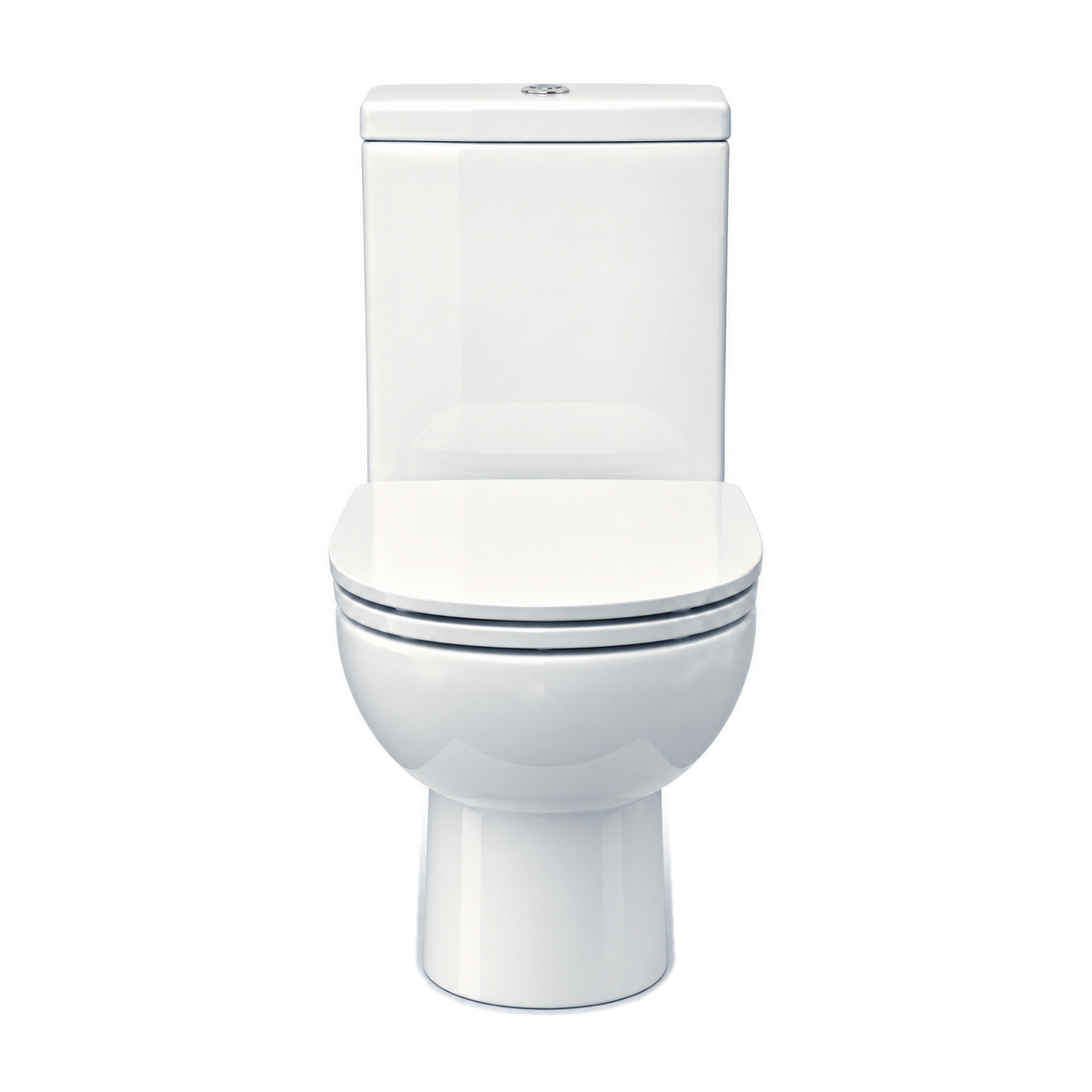 Inodoro Opus Core en color Blanco, vista frontal