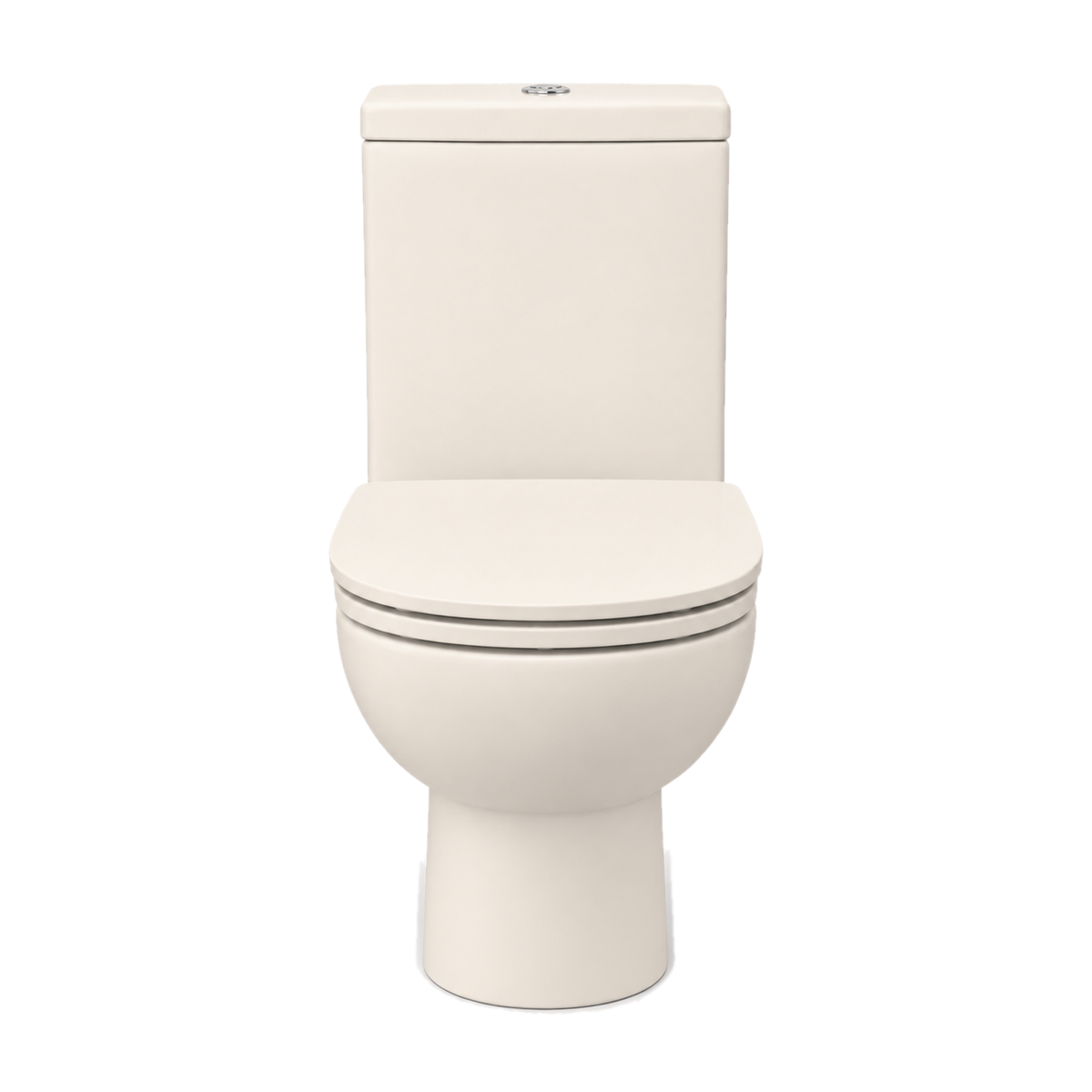 Inodoro Opus Core en color Marfil Mate, vista frontal