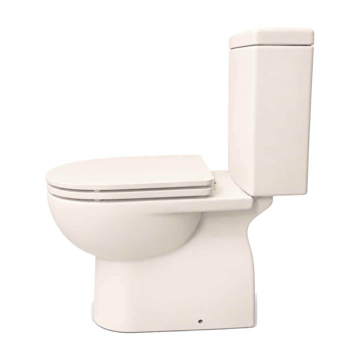 Inodoro Opus Core en color Marfil Mate, vista lateral