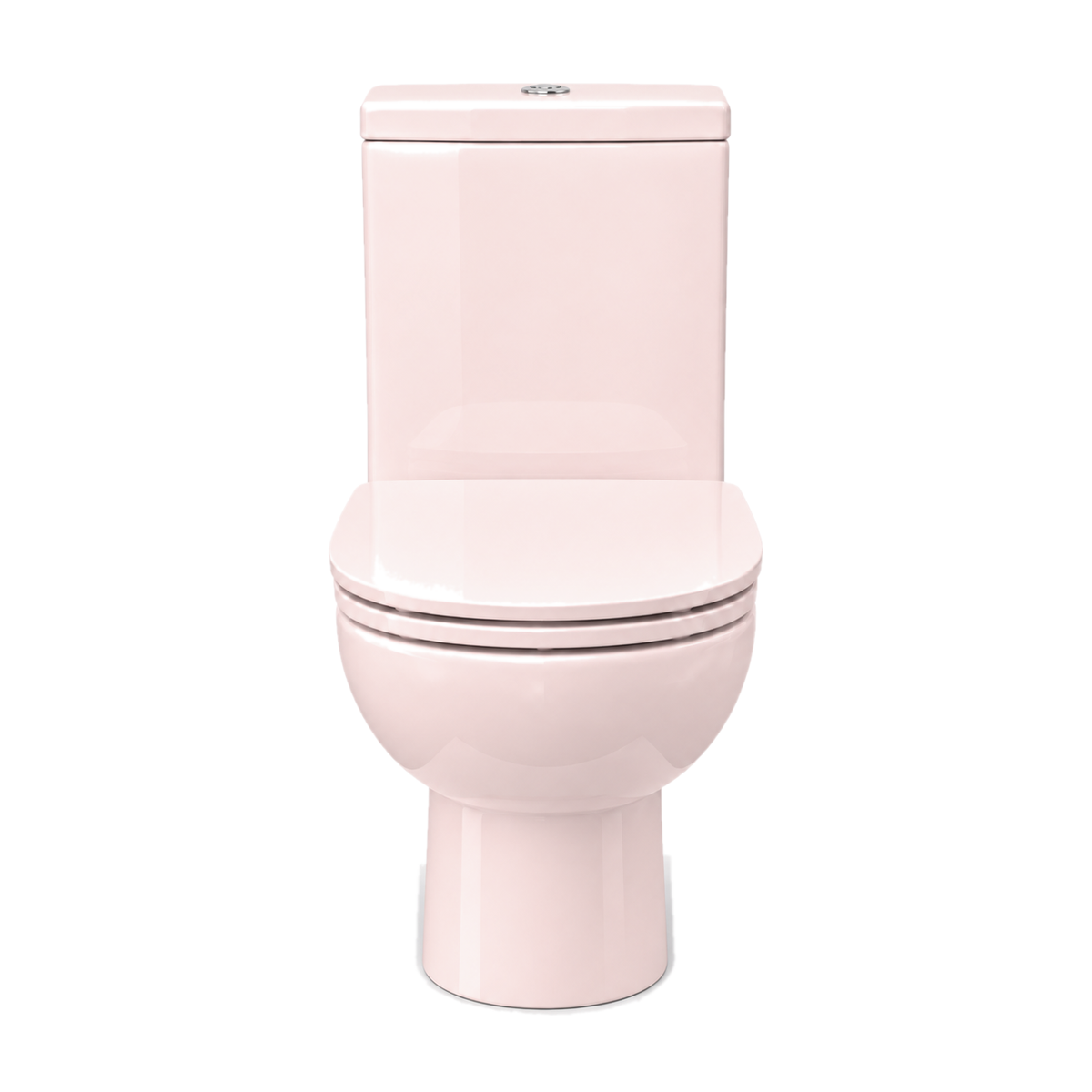 Inodoro Opus Core en color Rosa Perola, vista frontal