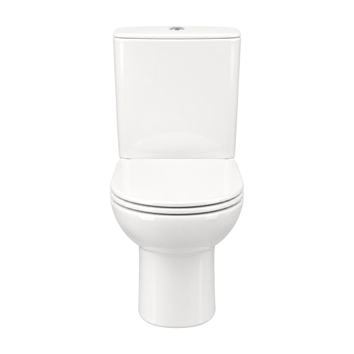 Inodoro Serie 100 en color Blanco, vista frontal