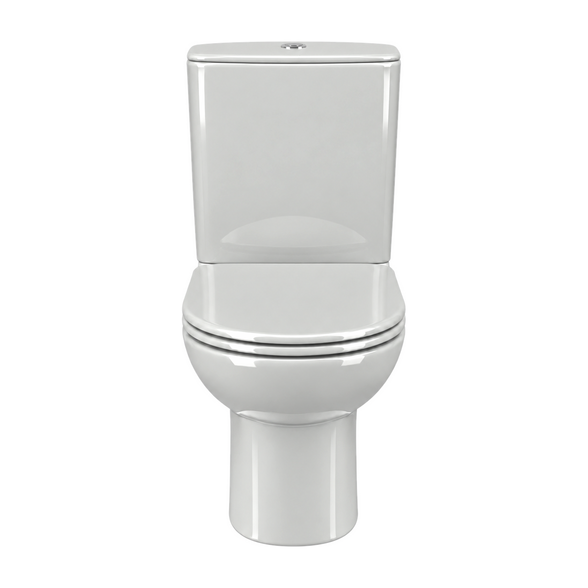 Inodoro Serie 100 en color Gris, vista frontal