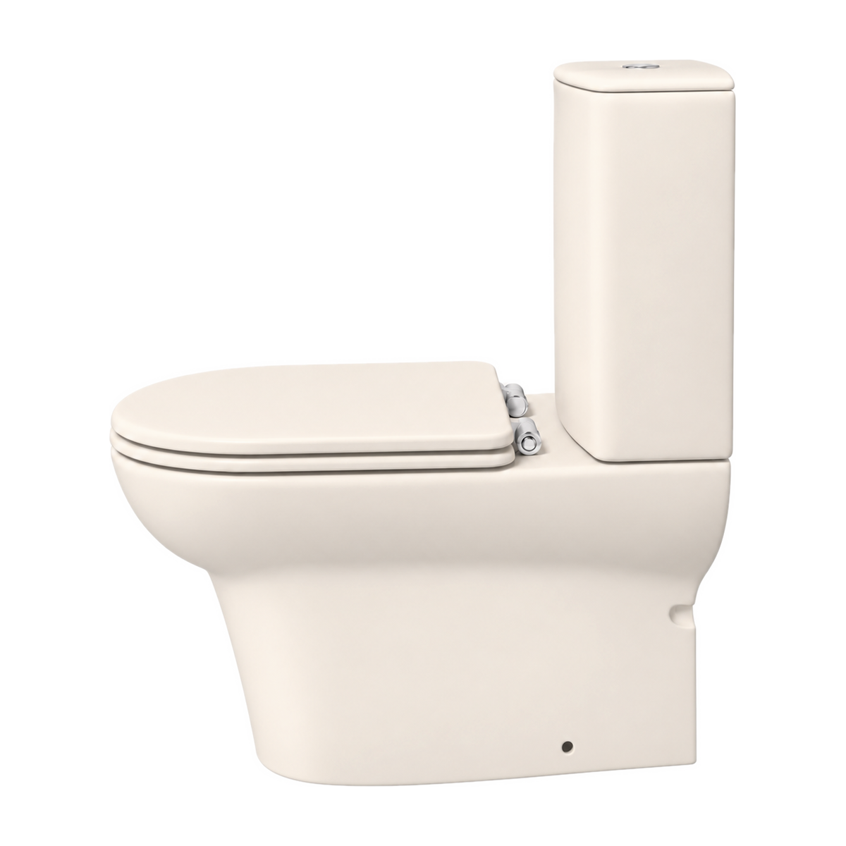Inodoro Serie 100 en color Marfil Mate, vista lateral