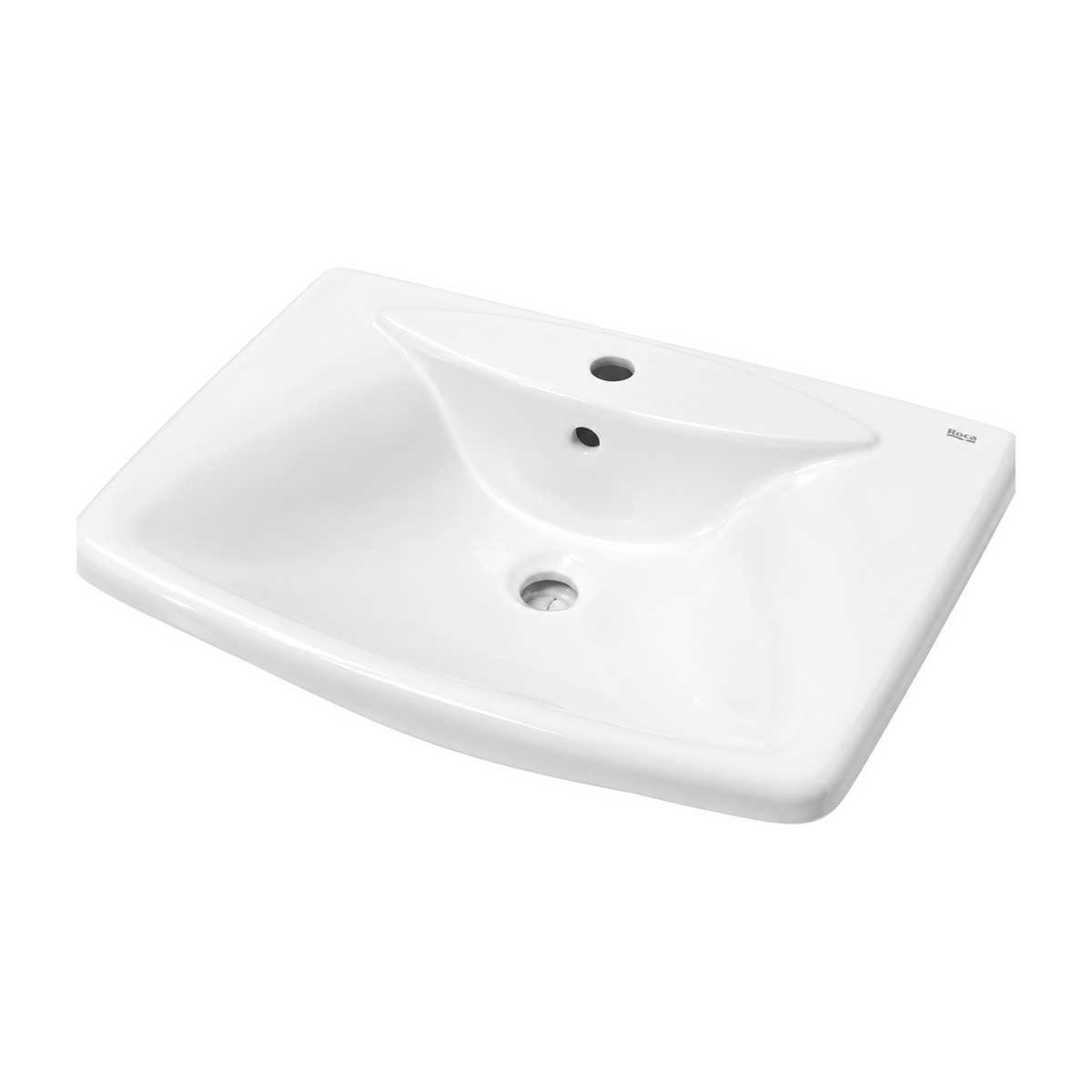Lavabo de encastrar Roca Sidney blanco