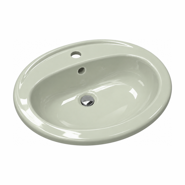 Lavabo Miramar Encastrar Verde Salsa