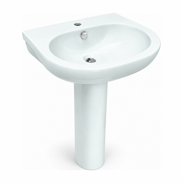 Lavabo Pedestal Opus Core Verde Agua