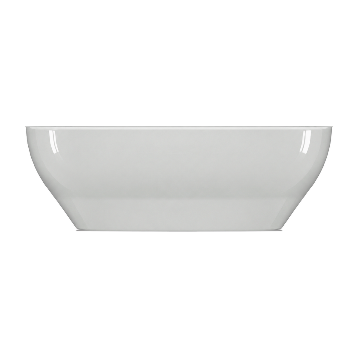 Lavabo Sobre Encimera Serie 100 en color Gris, vista de perfil