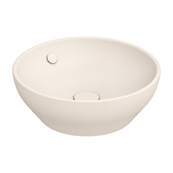 Lavabo Sobre Encimera Serie 100 Marfil Mate