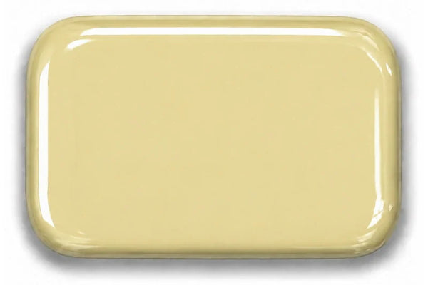 Muestra del color Amarillo Canario en porcelana sanitaria vidriada