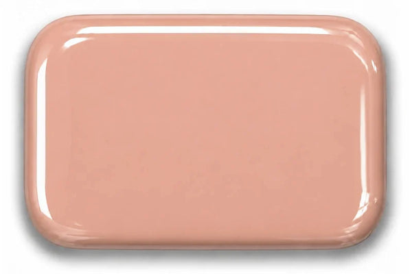 Muestra del color Rosa Rosicler en porcelana sanitaria vidriada