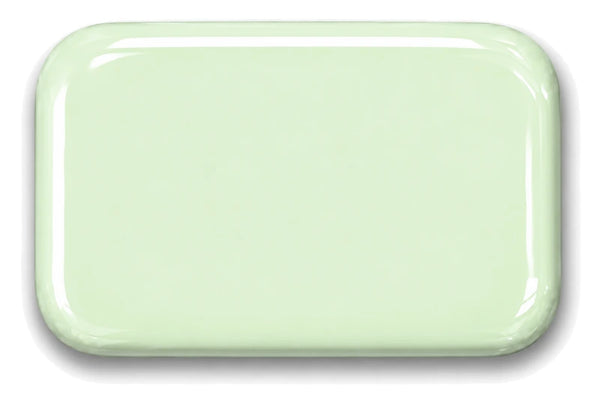 Muestra del color Verde Suspiro en porcelana sanitaria vidriada